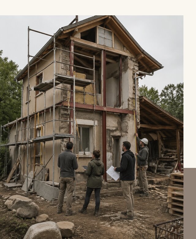 Реконструкция загородного дома под ключ в Снежинске от бюро
