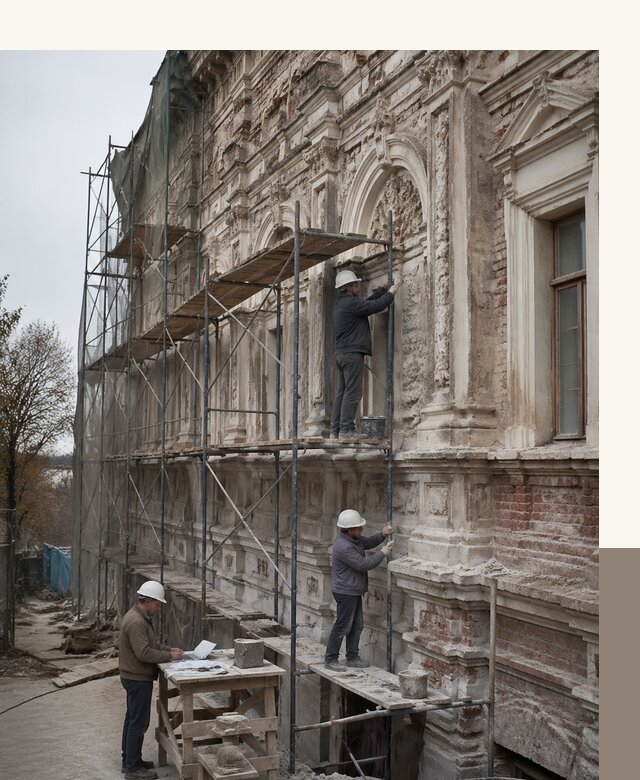 Реставрация объектов культурного наследия под ключ в Снежинске